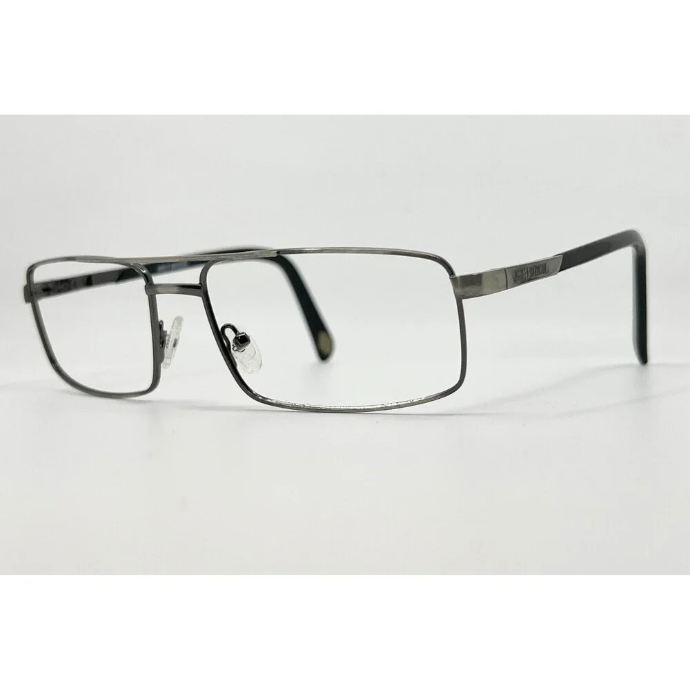 Harley-Davidson Eyeglasses Mens Gunmetal HD 403 AGUN Rectangular 59-17-145
